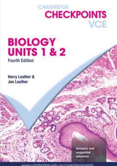 CAMBRIDGE CHECKPOINTS VCE BIOLOGY UNITS 1&2 4E + QUIZ ME MORE Cover