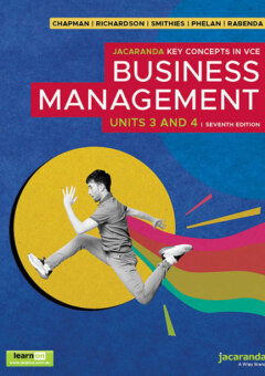 JACARANDA KEY CONCEPTS IN VCE BUSINESS MANAGEMENT UNITS 3&4 LEARNON + PRINT 7E Cover
