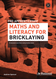 A+ PRE-APPRENTICESHIP MATHS AND LITERACY FOR BRICKLAYING Cover