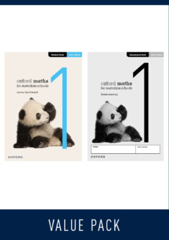 OXFORD MATHS FOR AUSTRALIAN SCHOOLS YEAR 1 VALUE PACK 3E Cover