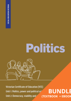 POLITICS VCE UNITS 1 AND 2 STUDENT BOOK + EBOOK 1E Cover