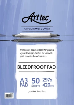 A3 ARTTEC LAYOUT PAD BLEEDPROOF 50 SHEETS Cover