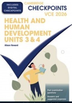 CAMBRIDGE CHECKPOINTS VCE HEALTH AND HUMAN DEVELOPMENT UNITS 3&4 2026 + QUIZ ME MORE Cover