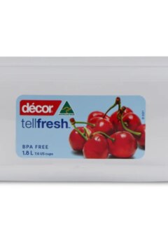 DECOR TELLFRESH 1.8 LITRE OBLONG CONTAINER CLEAR Cover