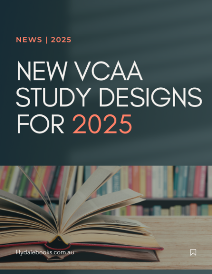 New VCAA 2025 Study Designs