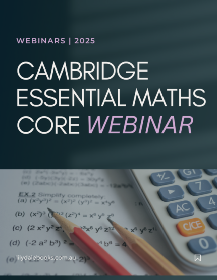 Cambridge Essential Maths CORE Webinar
